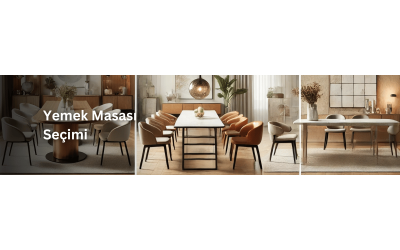 Yemek Masası Seçerken Nelere Dikkat Edilmeli?